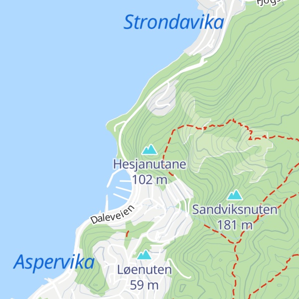 Map of Hesjanutane