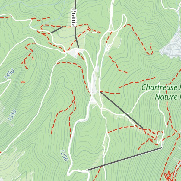 Map of Chalet Jaune Chartreuse