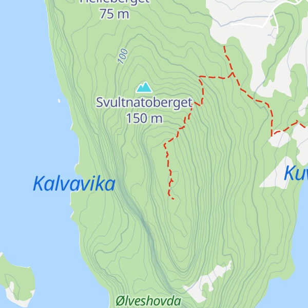 Map of Klypeshaugen