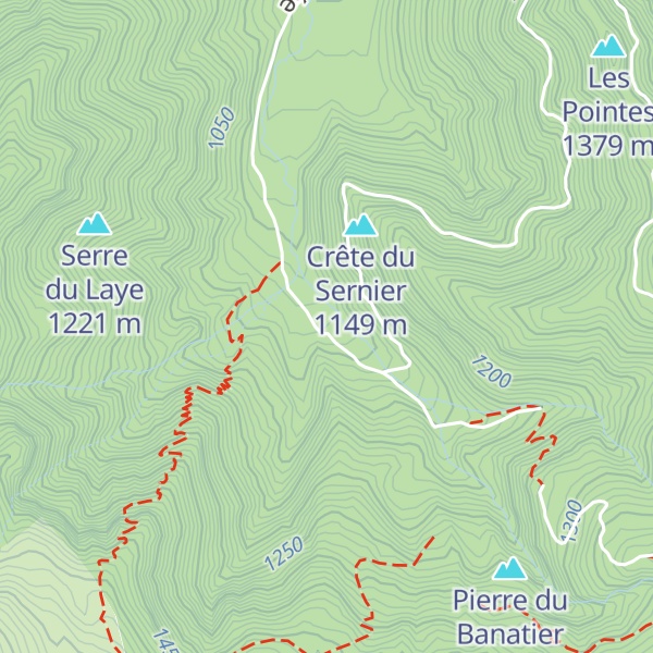 Map of Cabane du Pique Nique du Grand Ferrand