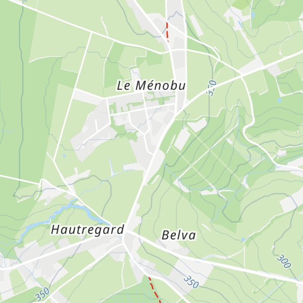 Map of Gîte - Le Chalet du Ménobu