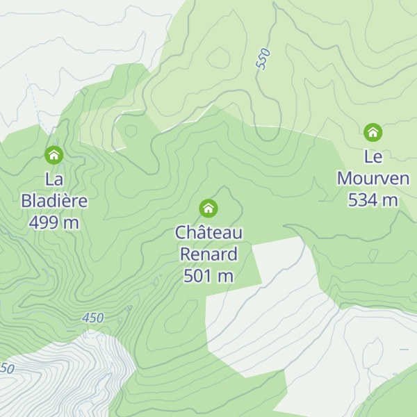 Map of Château Renard
