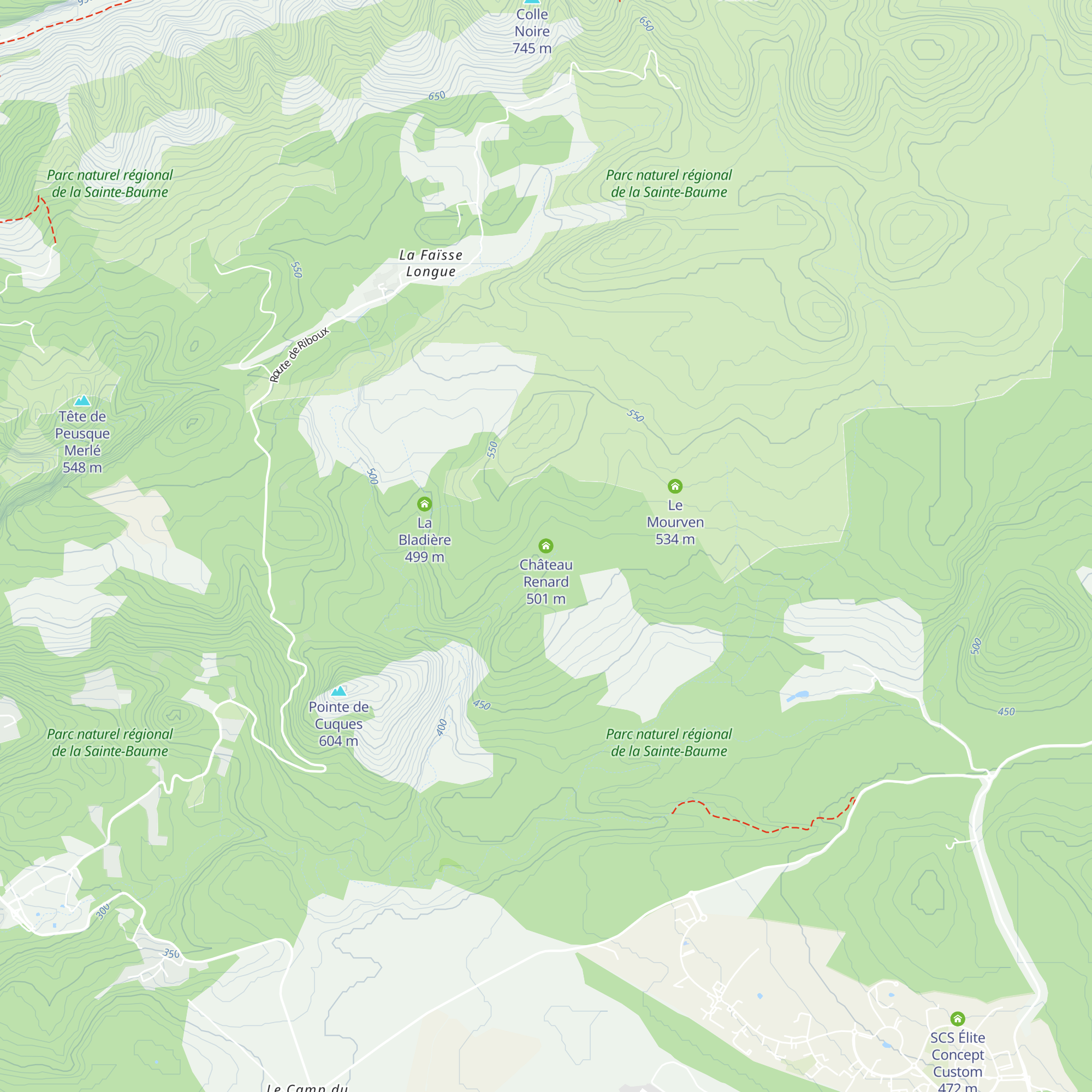 Château Renard map