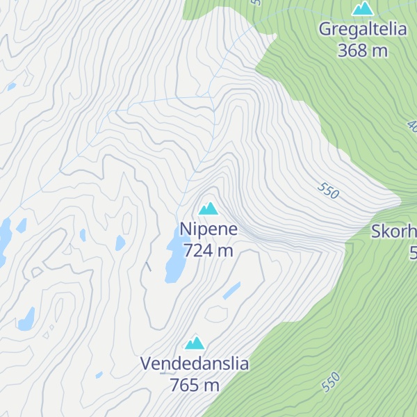 Map of Nipene