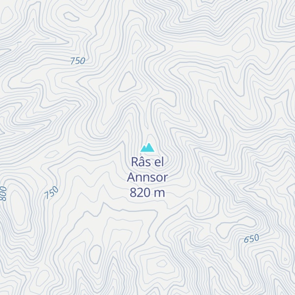 Map of Râs el Annsor