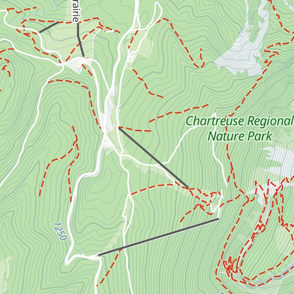 Map of Cabane du Col de Porte