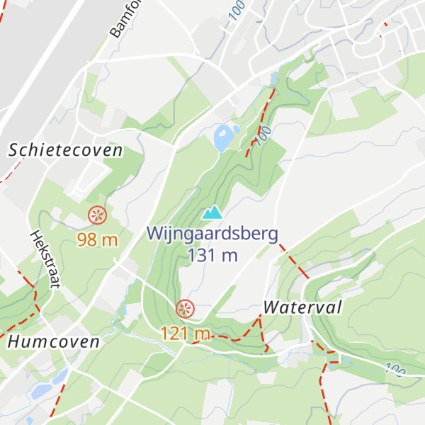 Map of Wijngaardsberg