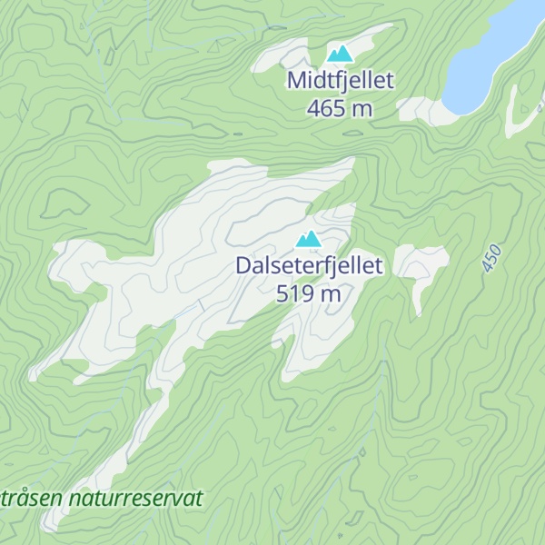 Map of Revurefjellet