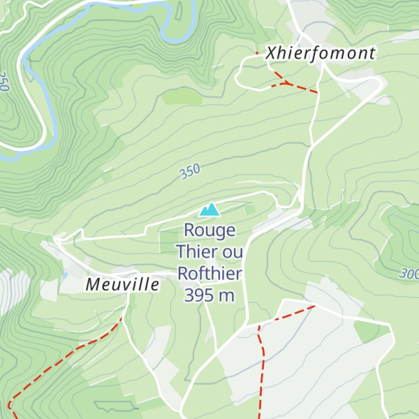 Map of Rouge Thier ou Rofthier