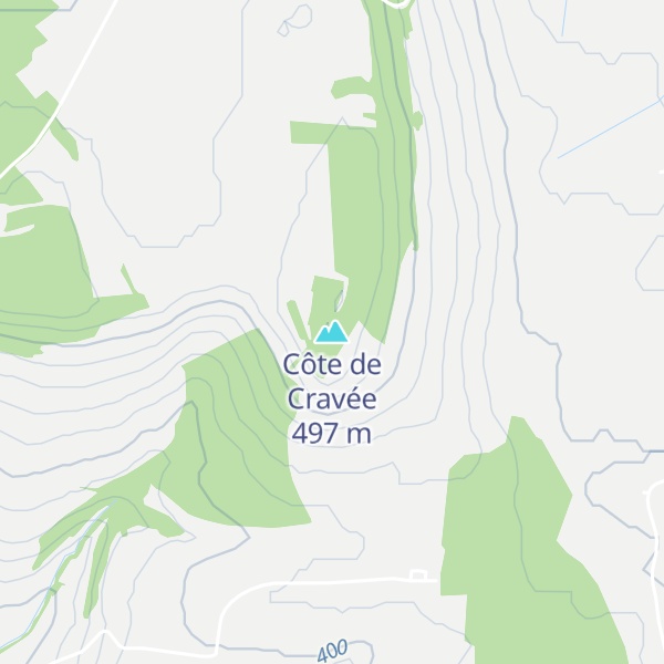 Map of Côte de Cravée
