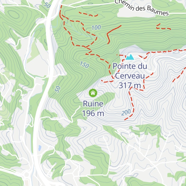 Map of Ruine