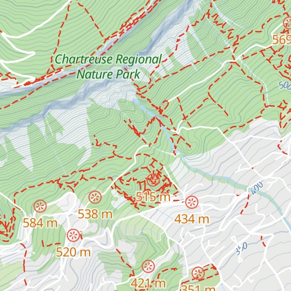 Map of Partiteur A'