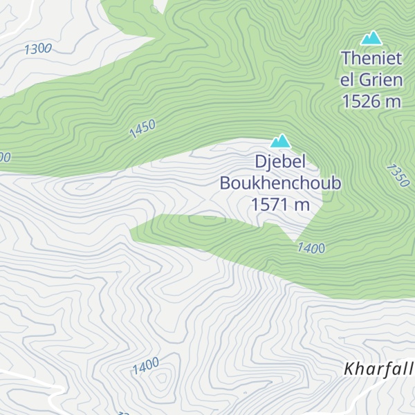 Map of Draa Akhennchoub