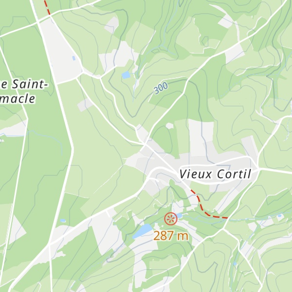 Map of Gîte - Un Coin de Campagne