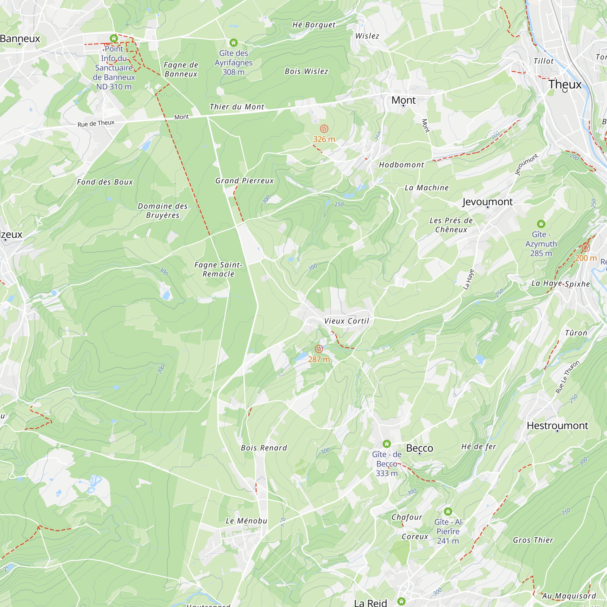 Gîte - Un Coin de Campagne map