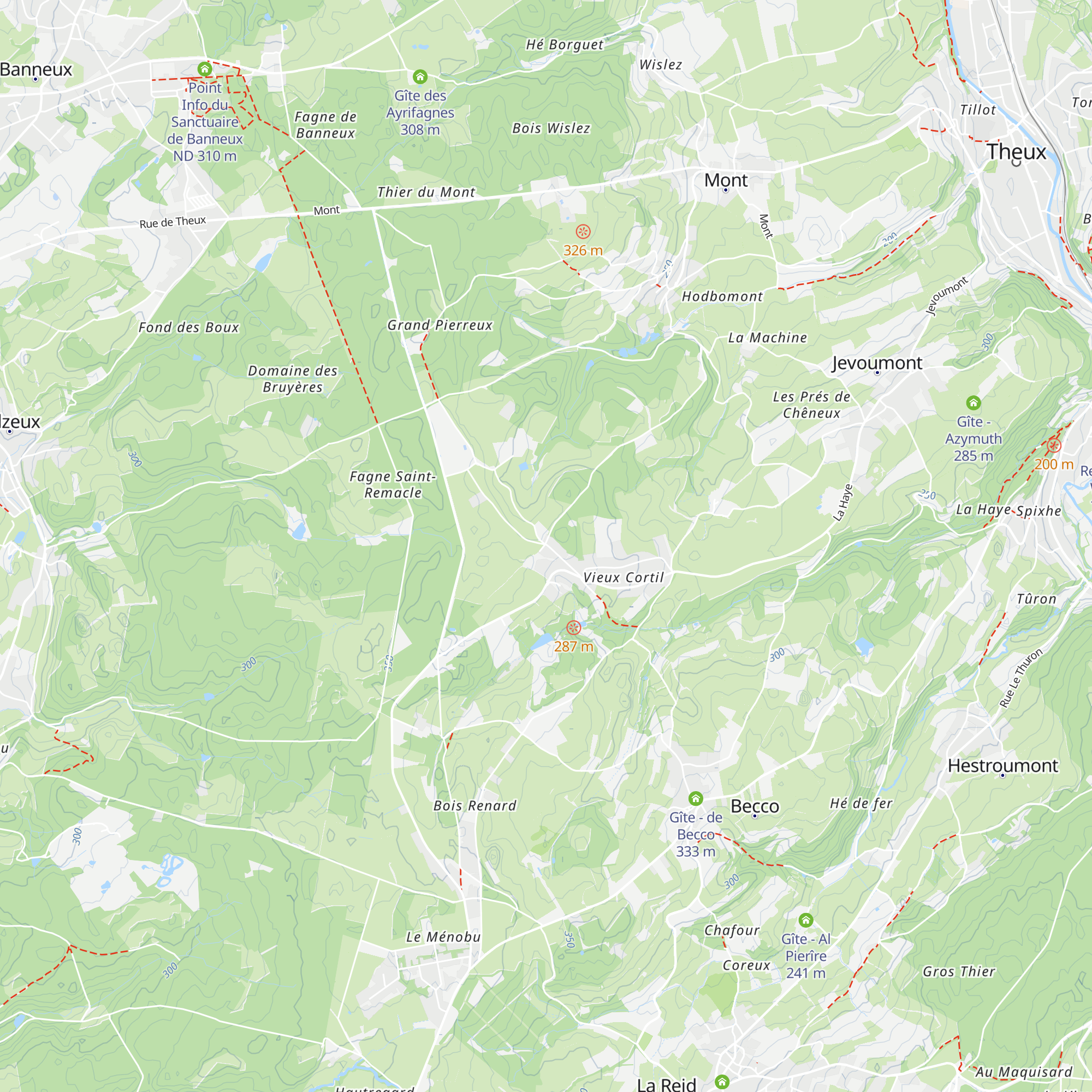 Gîte - Un Coin de Campagne map