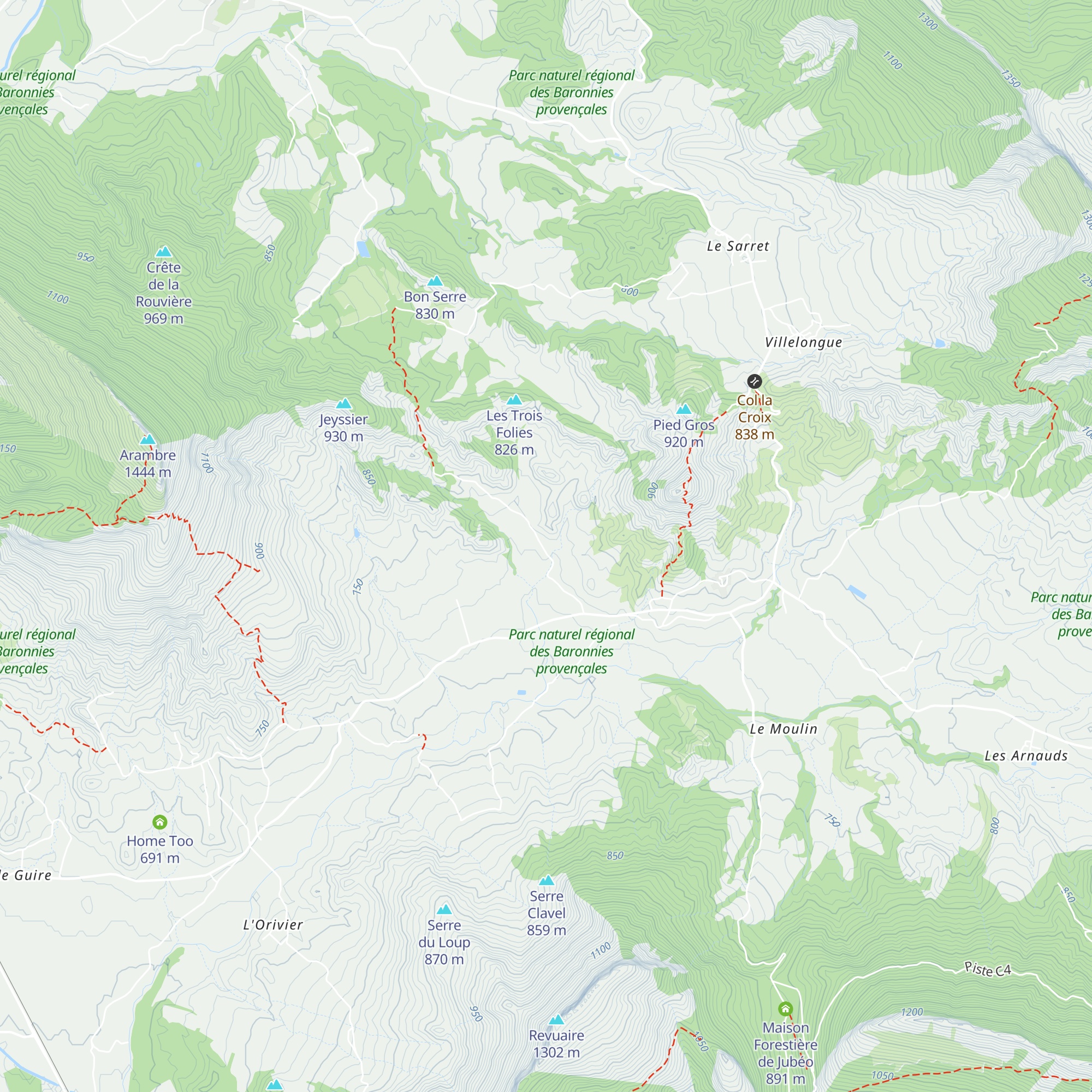 Gîte D'Étape Des Eysserennes map