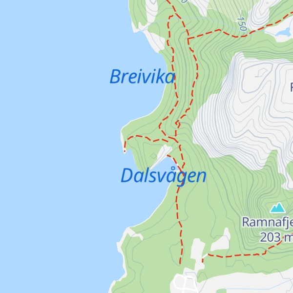 Map of Dagsturhytta i Sandnes - Søsterhytta