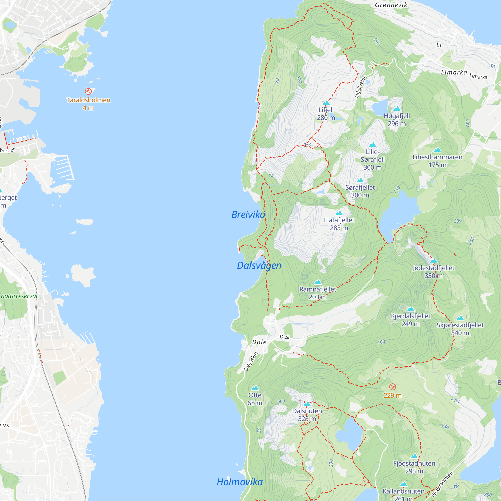 Dagsturhytta i Sandnes - Søsterhytta map