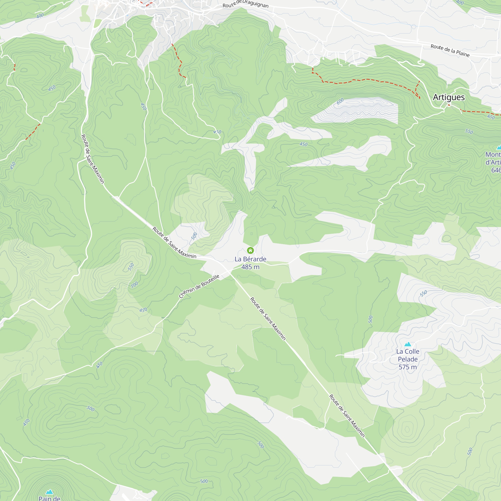 La Bérarde map