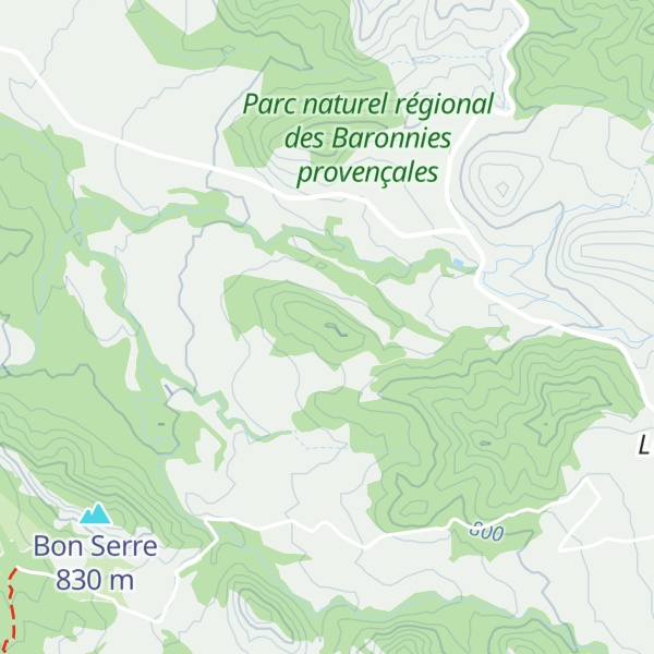 Map of Serre de l'Ase