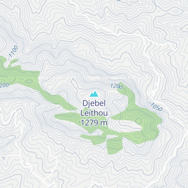 Map of Djebel Leïthou
