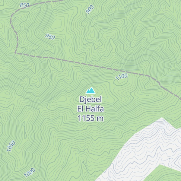 Map of Djebel El Halfa