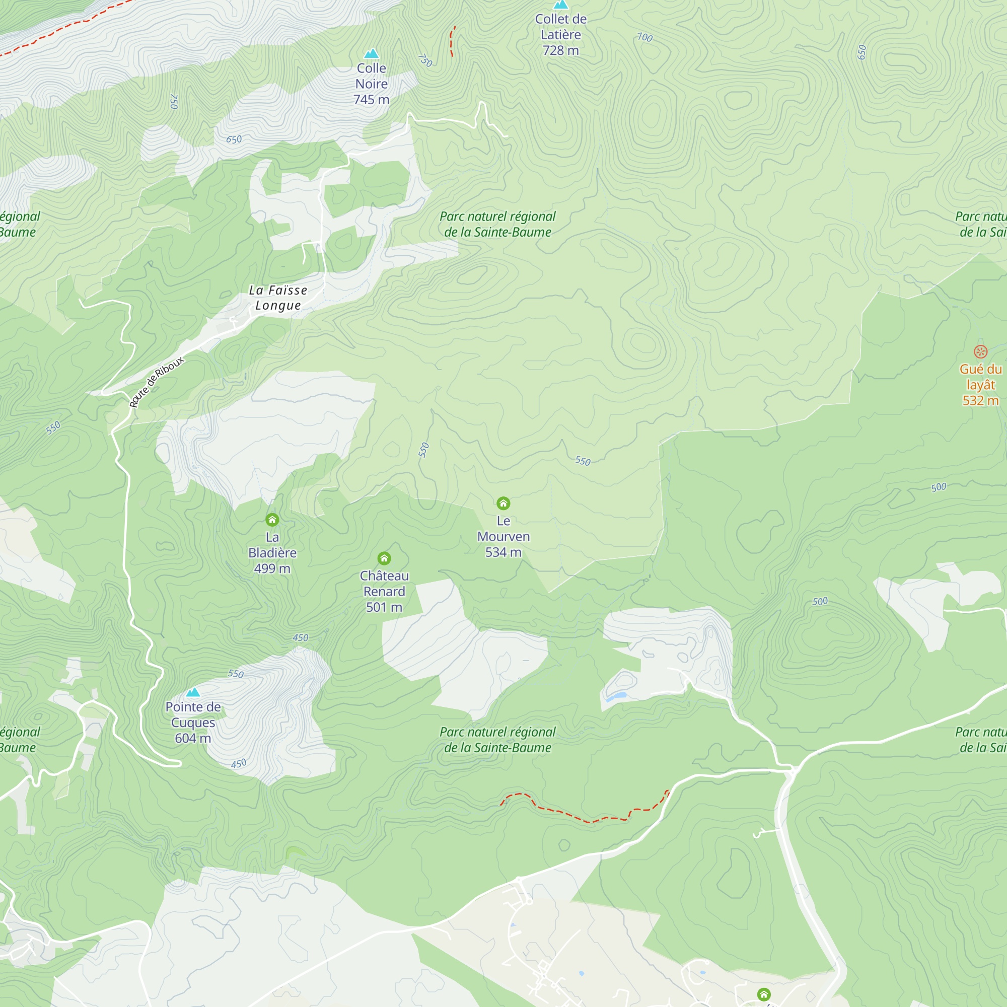 Le Mourven map
