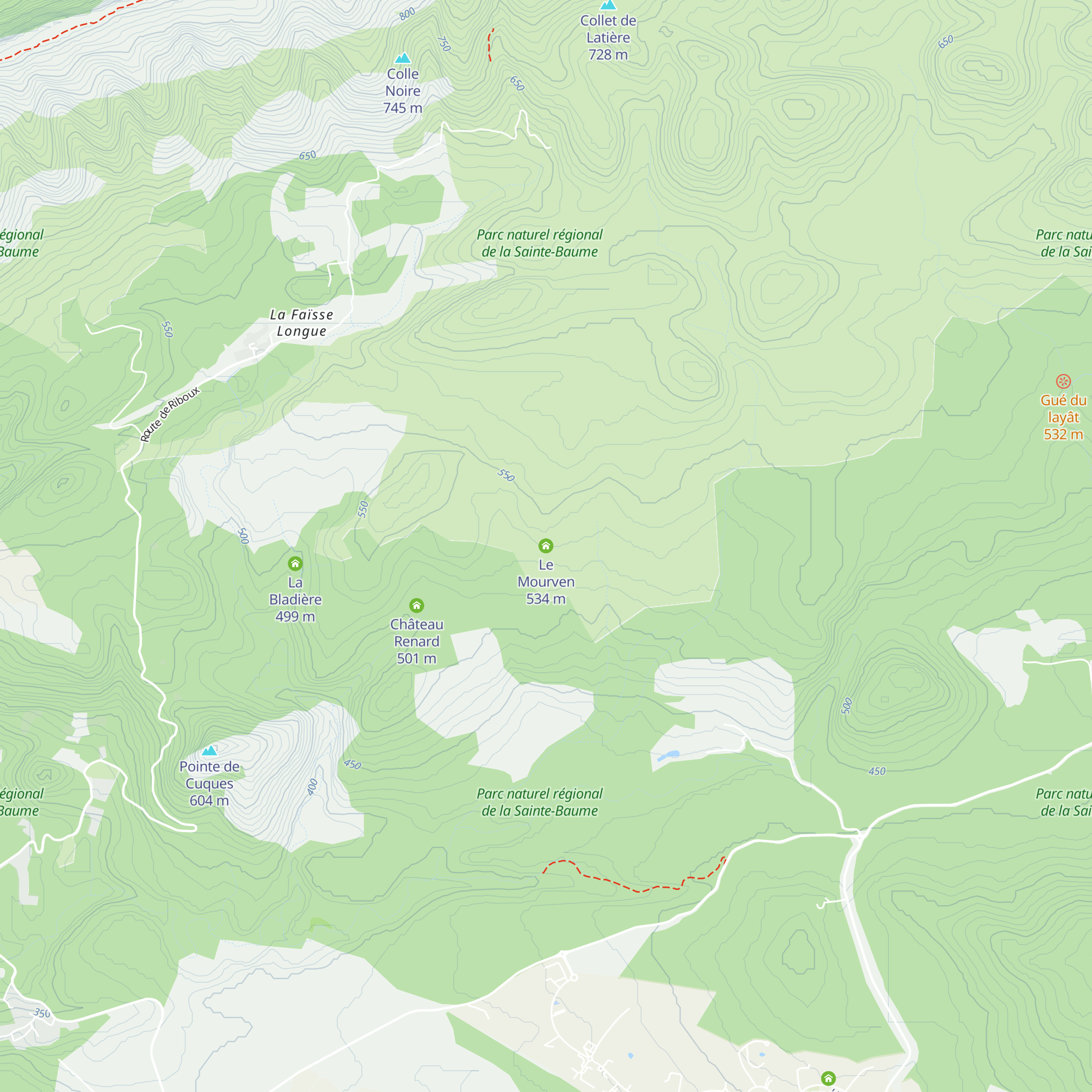 Le Mourven map