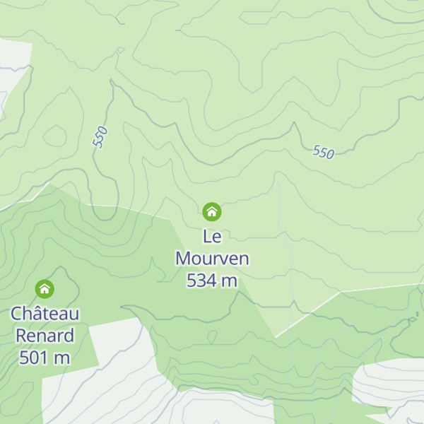 Map of Le Mourven