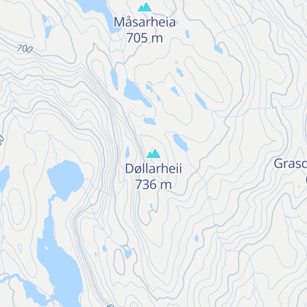 Map of Døllarheii