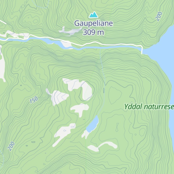 Map of Hestasteinen