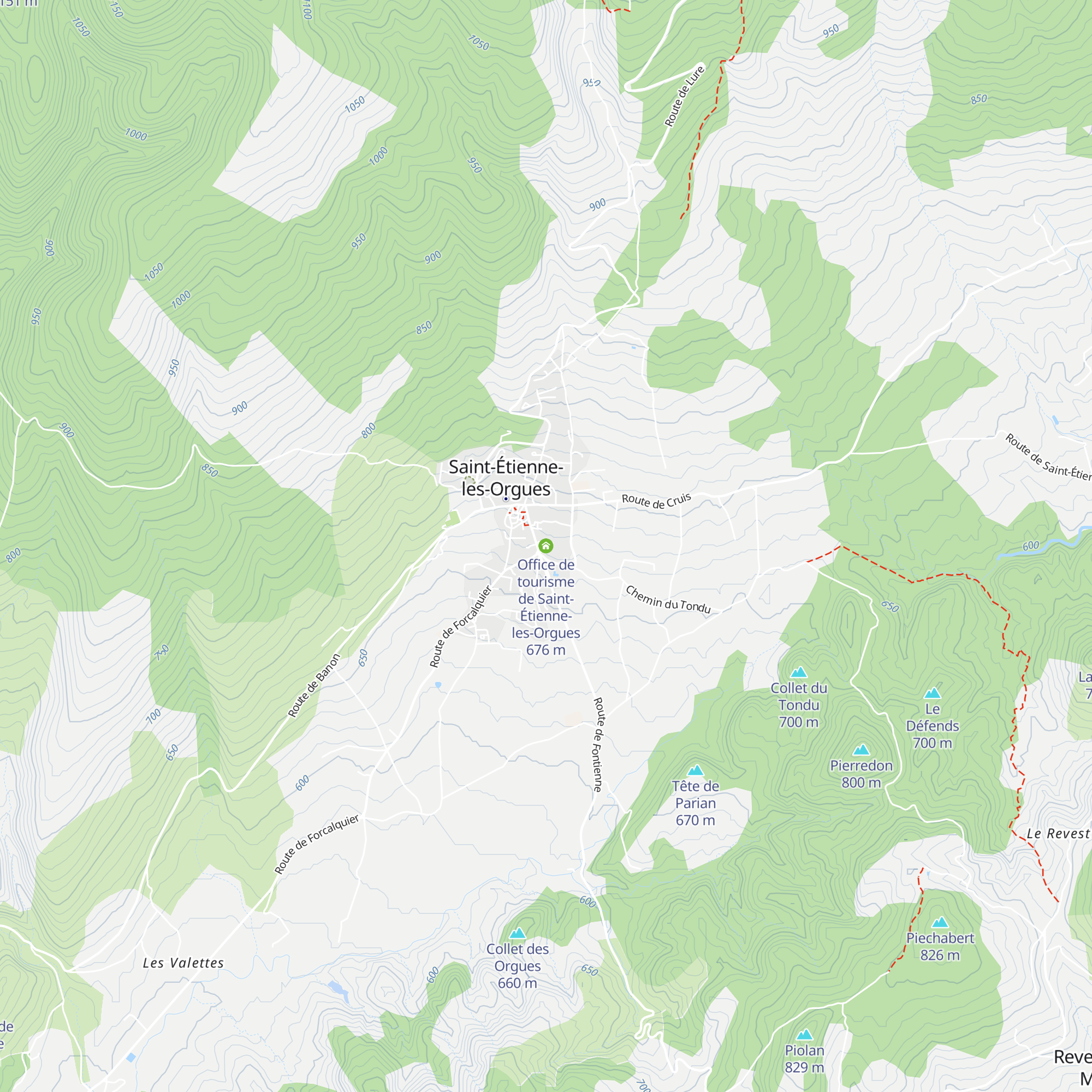 Office de tourisme de Saint-Étienne-les-Orgues map