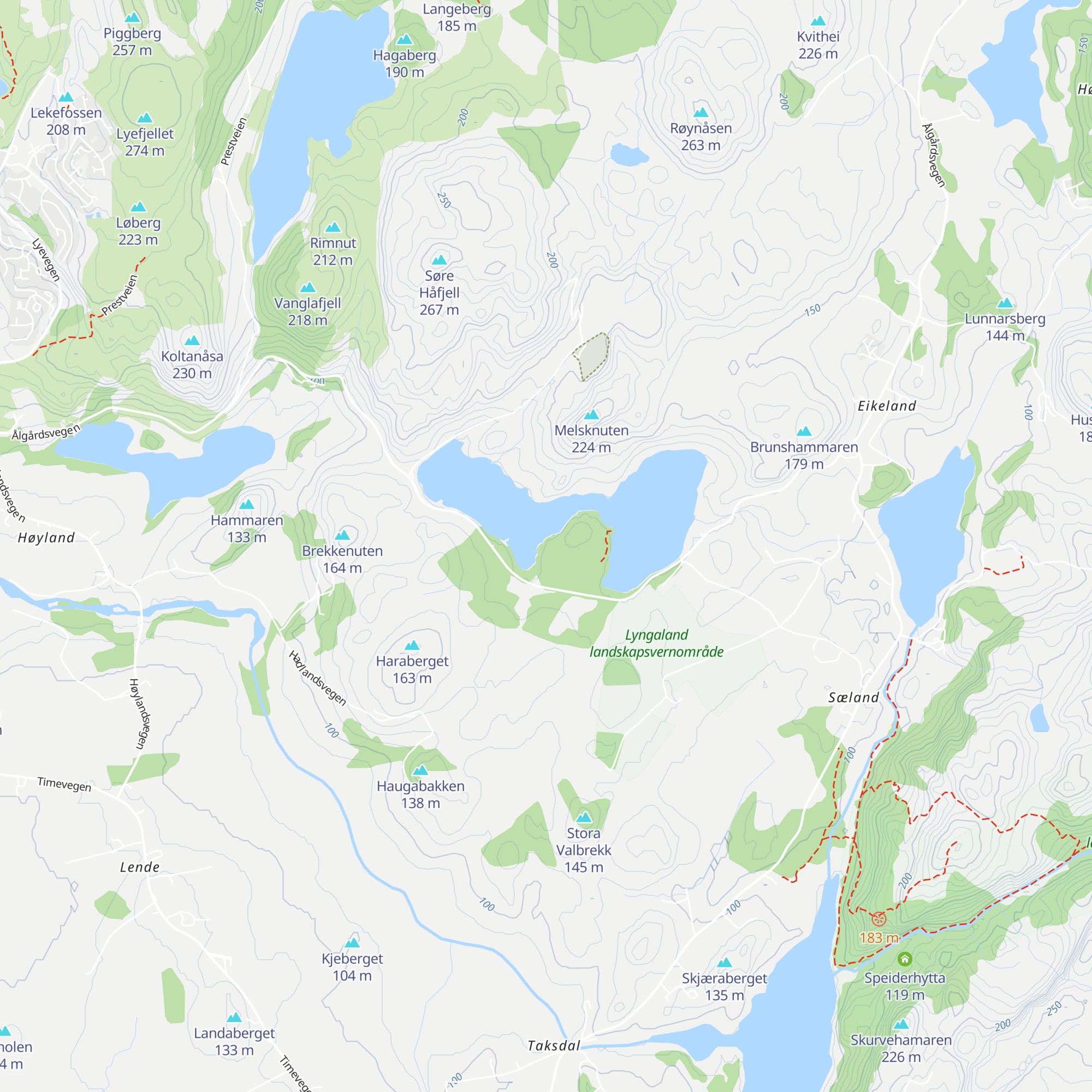 Dagsturhytta  Melsbu map
