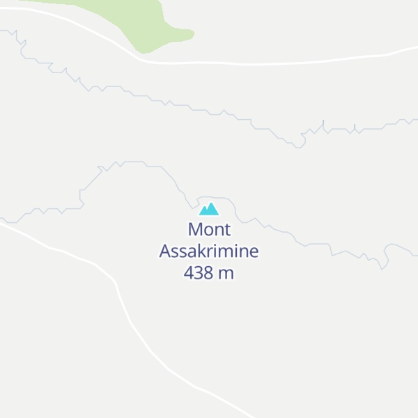 Map of Mont Assakrimine