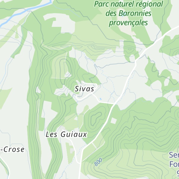 Map of Gite Les Balayres