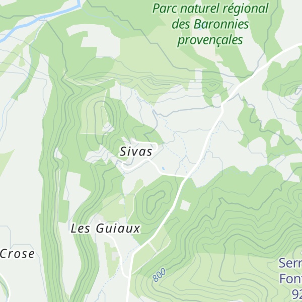 Map of Gite La Lavandole