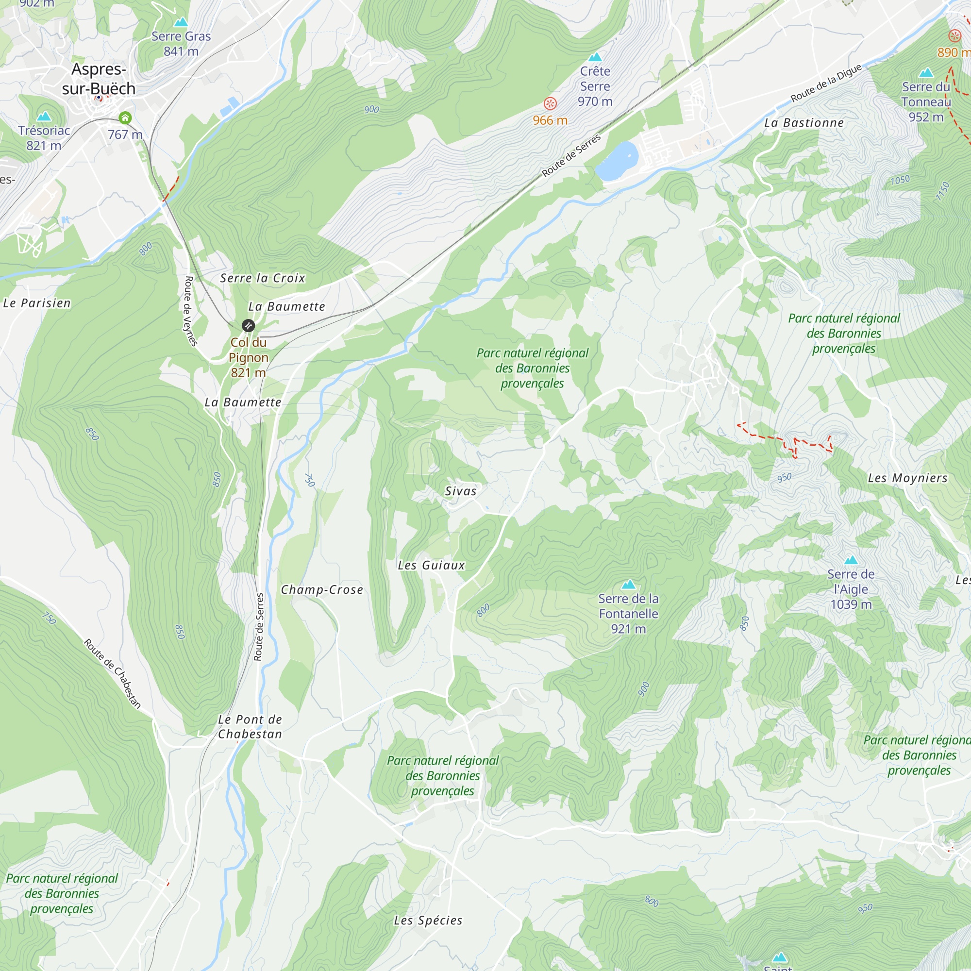 Gite Le Poème map