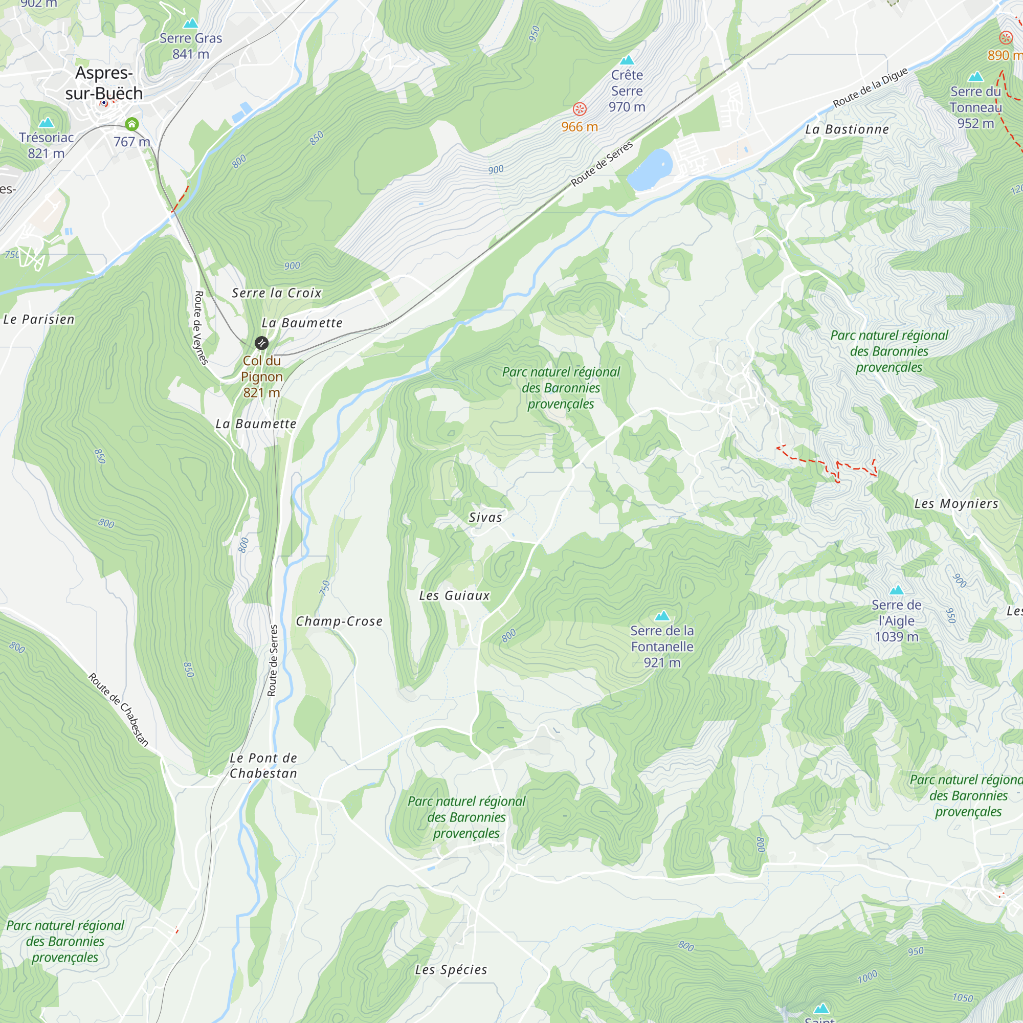 Gite Le Poème map