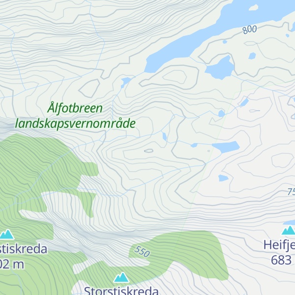 Map of Møne