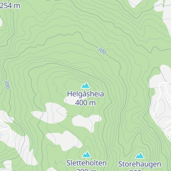 Map of Helgåsheia