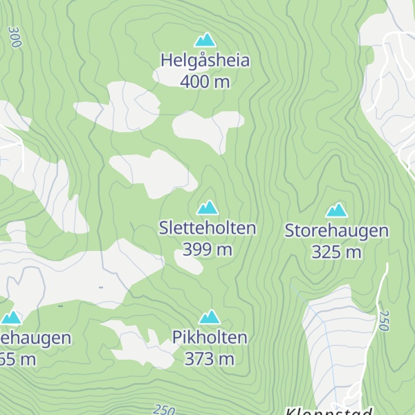 Map of Sletteholten