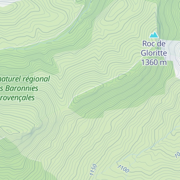 Map of Crête des Planes
