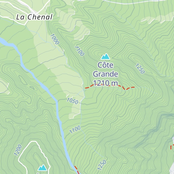 Map of Cabane de Marchands (privé)