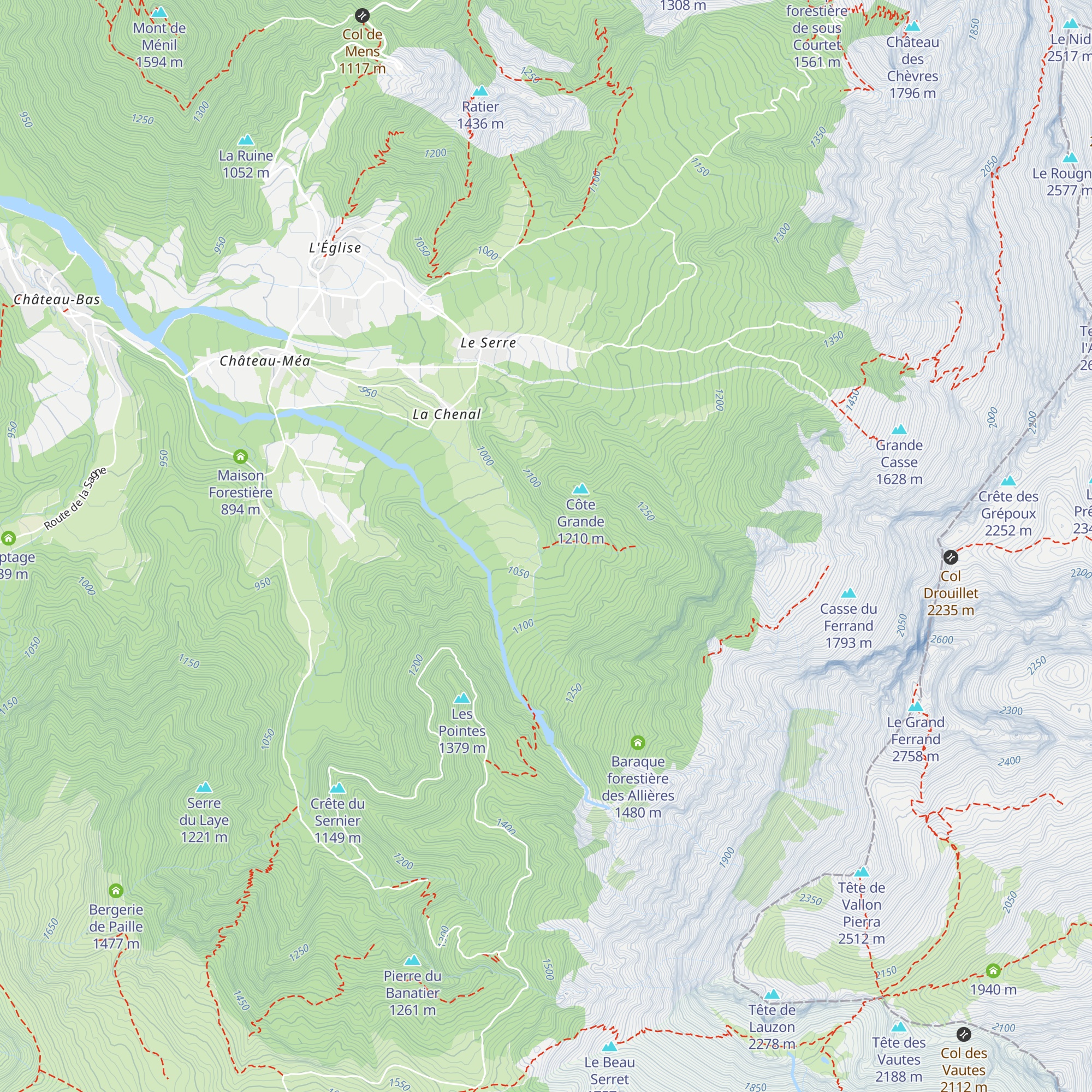 Cabane de Marchands (privé) map