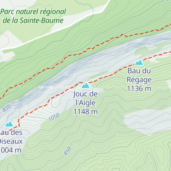 Map of Jouc de l'Aigle