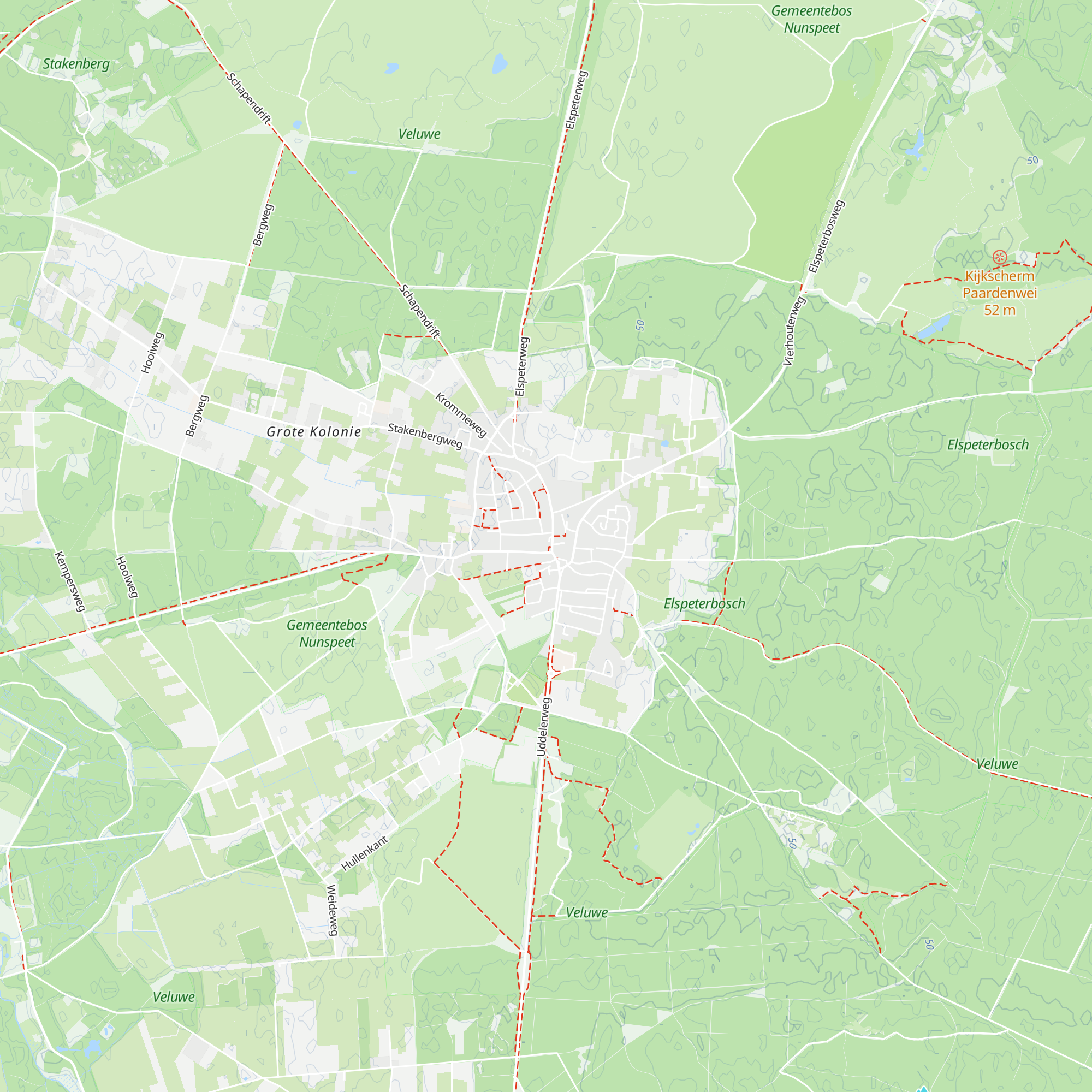 VVV Elspeet | Streekwinkel Het Brandpunt map