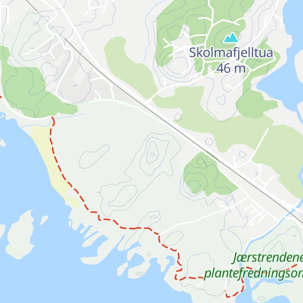 Map of Steinstufjellet