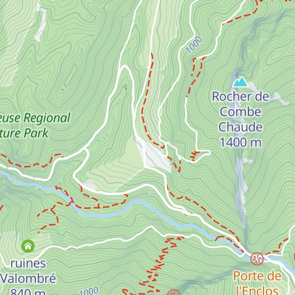 Map of La Correrie