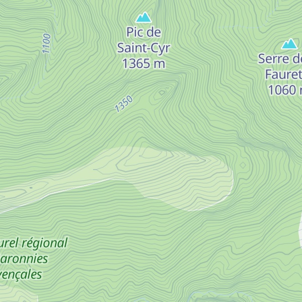 Map of Sommet de la Platte